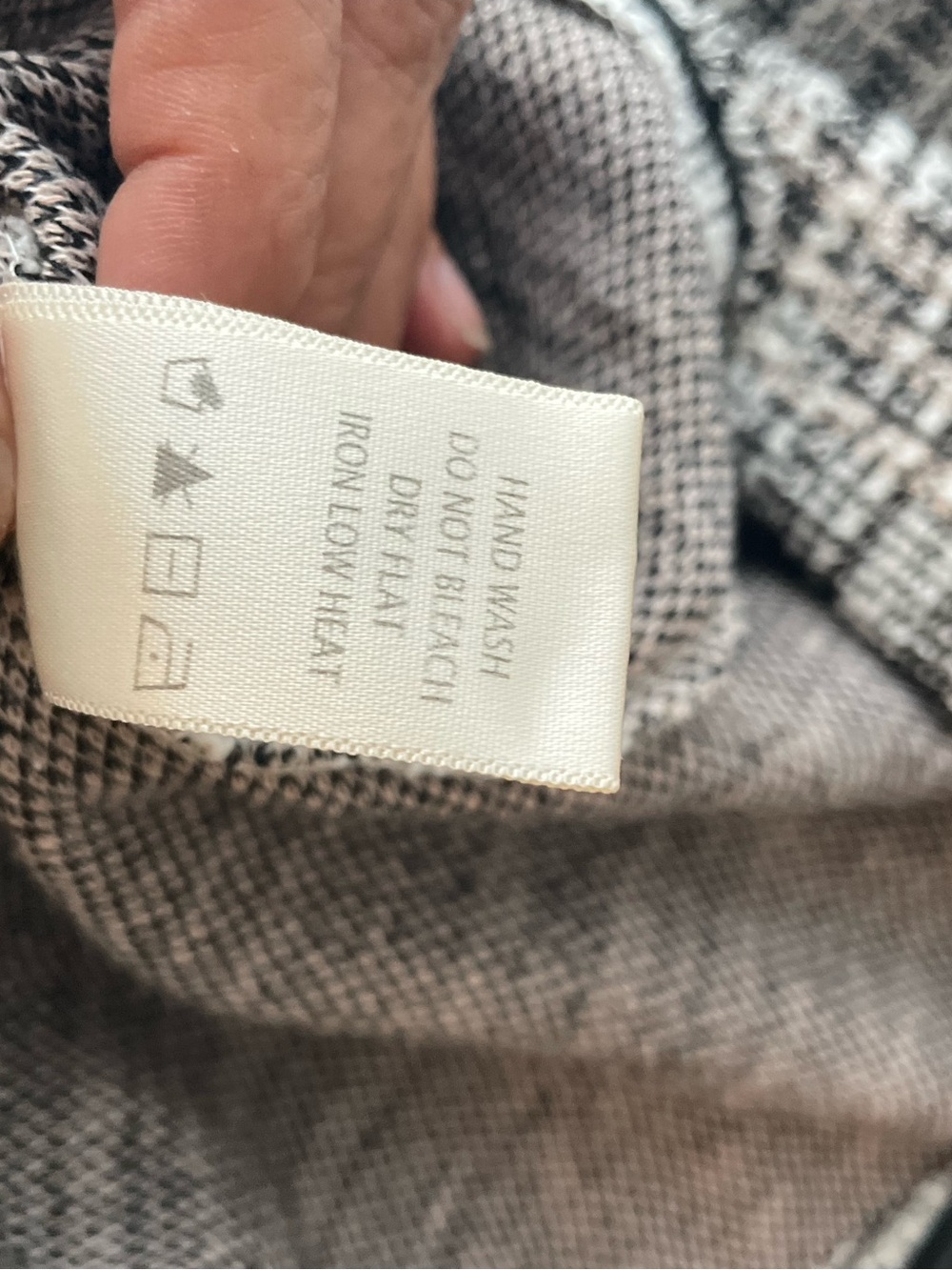 Max Studio Size 2X Black And White Tweed Open Front Cardigan Jacket Shawl Collar